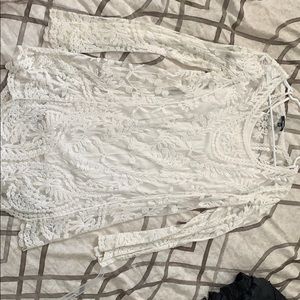 White lace Dress